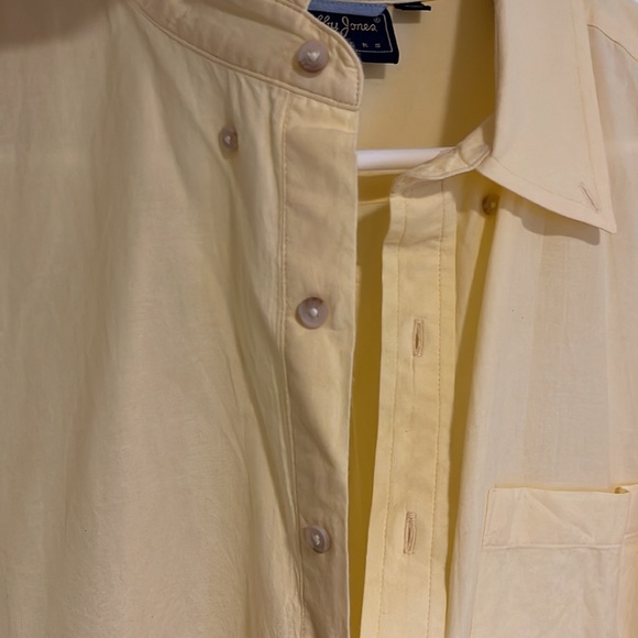 Bobby jones xxl golf shirt yellow short sleeve button down - Picture 8 of 11